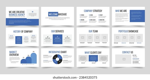 Creative Business Presentation slide layout Template.