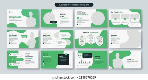 Diseño de plantillas de diapositivas de presentación empresarial creativa. Uso para el fondo moderno de la presentación, diseño de folletos, deslizador de sitios web, página de inicio, informe anual, perfil de empresa