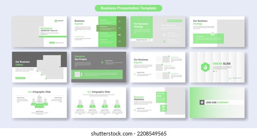 Creative business presentation slides template design. Use for modern presentation background, brochure design, website slider, landing page, annual report, company profile