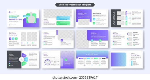 Creative business presentation slides template design. Use for modern presentation background, brochure design, website slider, landing page, annual report, company profile