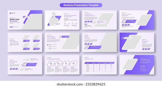 Creative business presentation slides template design. Use for modern presentation background, brochure design, website slider, landing page, annual report, company profile