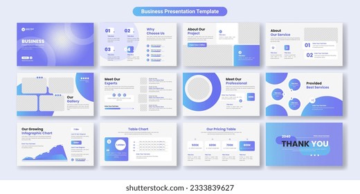 Creative business presentation slides template design. Use for modern presentation background, brochure design, website slider, landing page, annual report, company profile