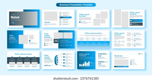 Creative business presentation slides template design. Use for modern presentation background, brochure design, website slider, landing page, annual report, company profile