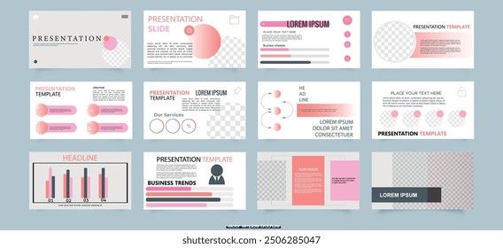 Diseño de Plantilla de diapositivas de presentación de negocios creativos. Uso para el fondo moderno de la presentación, diseño del folleto, regulador del Sitio web, página de aterrizaje, informe anual.