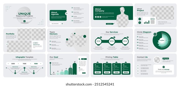 Vorlage für kreative Präsentationsfolien. Verwendung für modernen Präsentationshintergrund, Broschürendesign, Website-Schieberegler, Zielseite, Geschäftsbericht, Unternehmensprofil