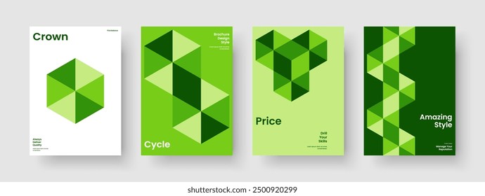 Plantilla de presentación de negocios creativos. Abstractas diseño de póster. Diseño geométrico de la cubierta del libro. Antecedentes. Folleto. Anuncio. Informe. Volante. Identidad de marca. Catálogo. Cartera. Folleto. Manual