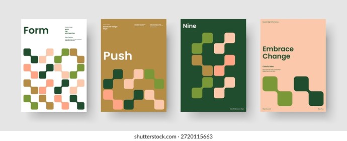 Plantilla de presentación de negocios creativos. Diseño geométrico del cartel. Diseño Abstractas del Anuncio. Informe. Portada de libro. Antecedentes. Folleto. Volante. Manual. Publicidad. Cartera. Identidad de marca. Cuaderno