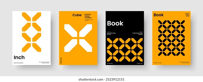 Plantilla de presentación de negocios creativos. Diseño de póster aislado. Diseño moderno de folletos. Informe. Portada de libro. Volante. Anuncio. Antecedentes. Revista. Boletín informativo. Cartera. Panfleto. Cuaderno. Folleto