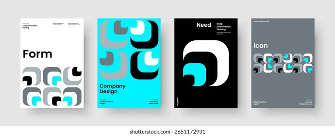 Modelo de Apresentação do Creative Business. Layout de Panfleto Moderno. Design de Relatório Isolado. Capa de Livro. Histórico. Cartaz. Faixa. Brochura. Diário. Revista. Boletim informativo. Folheto informativo. Panfleto. Conhecimento Manual