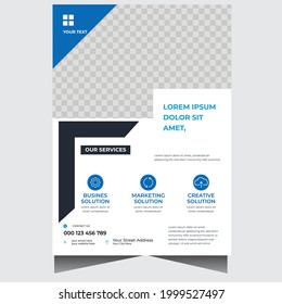 Creative business promotion flyer design template