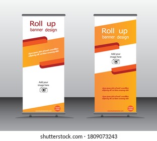 Imagen vectorial de la plantilla de diseño de banners de creativos business roll