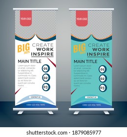 Creative Business Roll up Banner Design Template