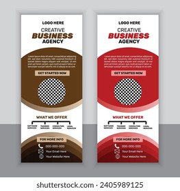 Creative Business Roll Up Banner Design