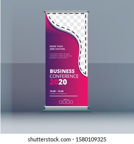 Creative business roll up banner Signage design Template