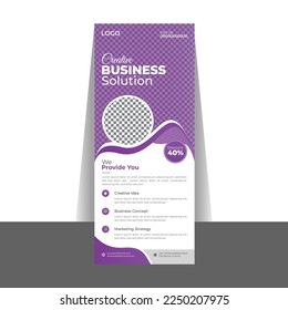 Creative Business Roll up Banner Template