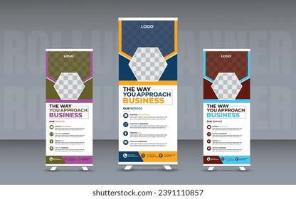 Creative Business Roll up Banner template