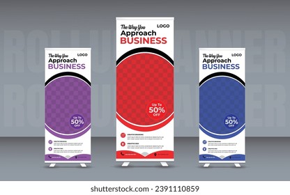 Creative Business Roll up Banner template