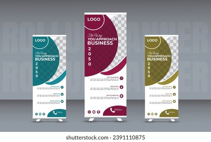 Creative Business Roll up Banner template