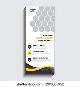 Resumen creativo de negocios. Diseño estándar. Plantilla de banner. Ilustración del vector