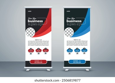 Creative Business Roll-Up Banner Design