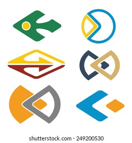 Creative business sign collection for your design