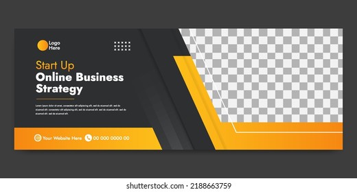 Creative Business Social Media Facebook Cover Banner Template
