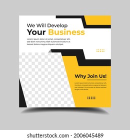 Creative Business Social media post template vector design