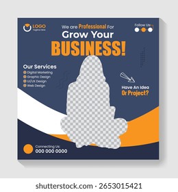 Modelo de postagem de mídia social empresarial criativa, Modelo de postagem premium Instagram quadrado corporativo