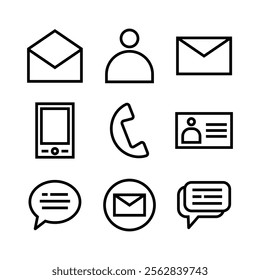 Creative business solutions related icon sets. Web icon set. Website set icon vector. 
