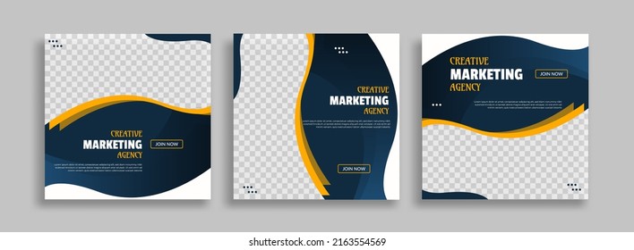 Creative business sosial media post template 