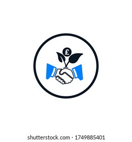 Diseño de iconos de inicio de negocios creativos