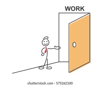 Creative Business Strategy Tips Stickman Illustration Concept - Be Proud Of Your Work