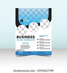 creative business template flyer design