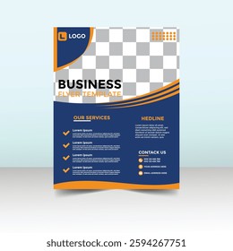 creative business template flyer design