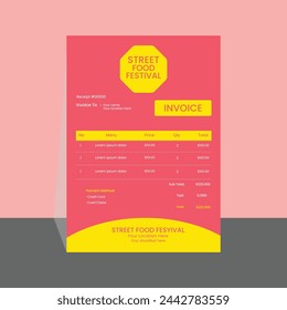 Rechnungsentwurf für Creative Business Template