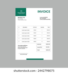  creative business template invoice design