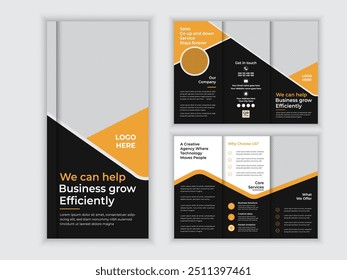 Creative business trifold brochure template, Trifold Brochure design for your business.