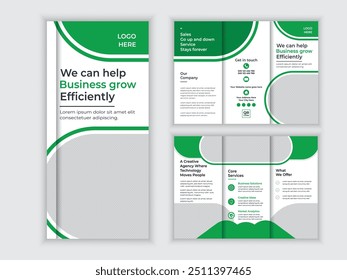Creative business trifold brochure template, Trifold Brochure design for your business.