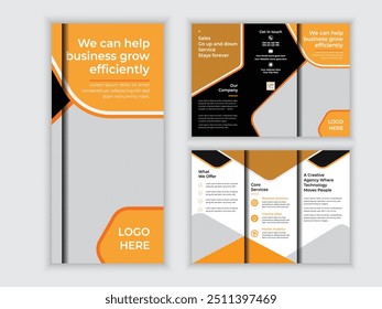 Creative business trifold brochure template, Trifold Brochure design for your business.