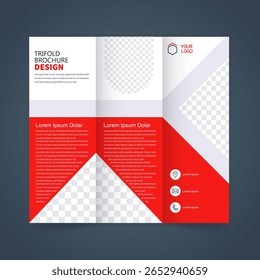 Creative Business Trifold Broucher Design.
