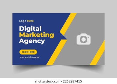 Creative business YouTube thumbnail design