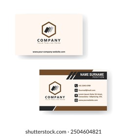 Creative Bussiness Card For Company. Simple Clean Design Template. Creativie Bussiness Card for the simplicity look and using simple. Vector Illustration