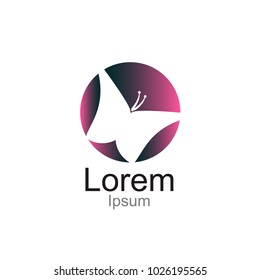 Creative Butterfly Concept Logo Design Template
