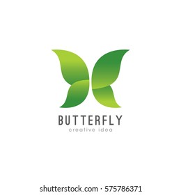 Creative Butterfly Concept Logo Design Template