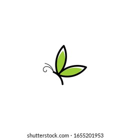 Creative butterfly logo for cosmetics brand or salon and spa modern logo template