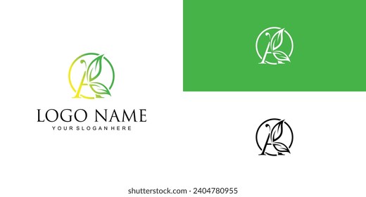 Creative butterfly logo design combination letter from A to Z with unique concept| premium vector