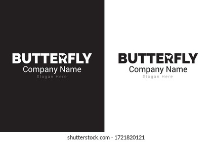 Creative Butterfly Logo Design Template vector for company