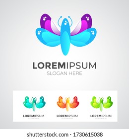 Creative Butterfly Logo Design Template