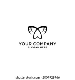 Creative Butterfly Logo Icon Vector Design Illustration