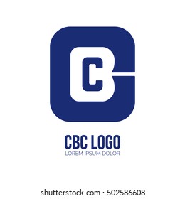 Creative C and B letter vector logo design. Vector sign. Character logotype symbols. Logo icon design for website